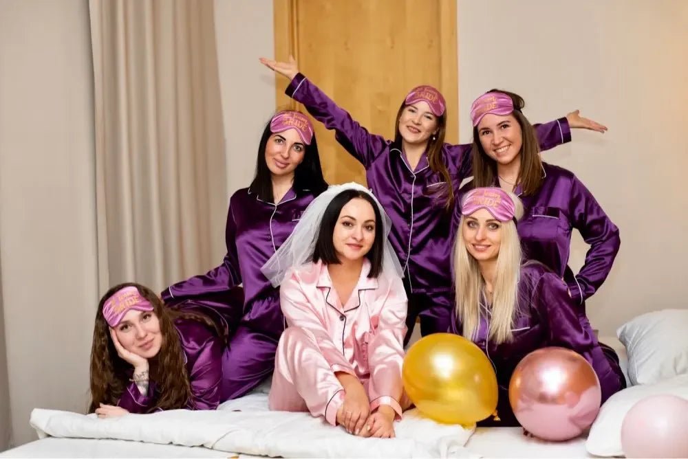 Aurora Satin Silke Pyjamas til Kvinder – Luksuriøs Komfort og Elegance - My Store