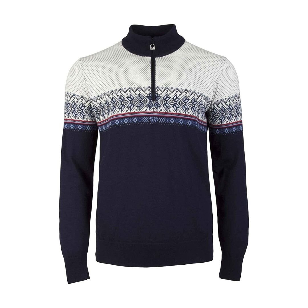 Men's printed sweater in Blue