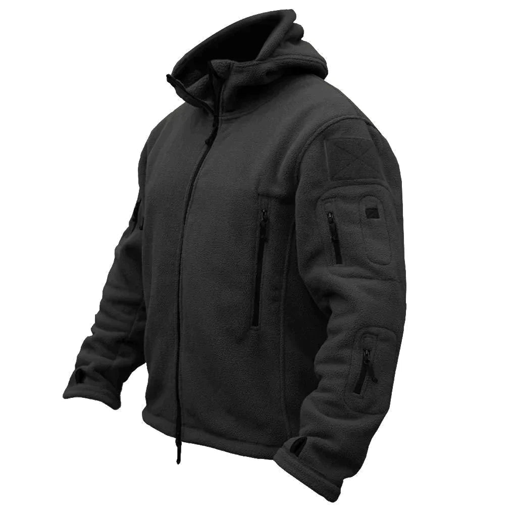 Men's tactical hoodie in Black – view 3