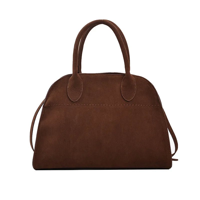 Vintage top-handle commuter bag in Brown – view 7