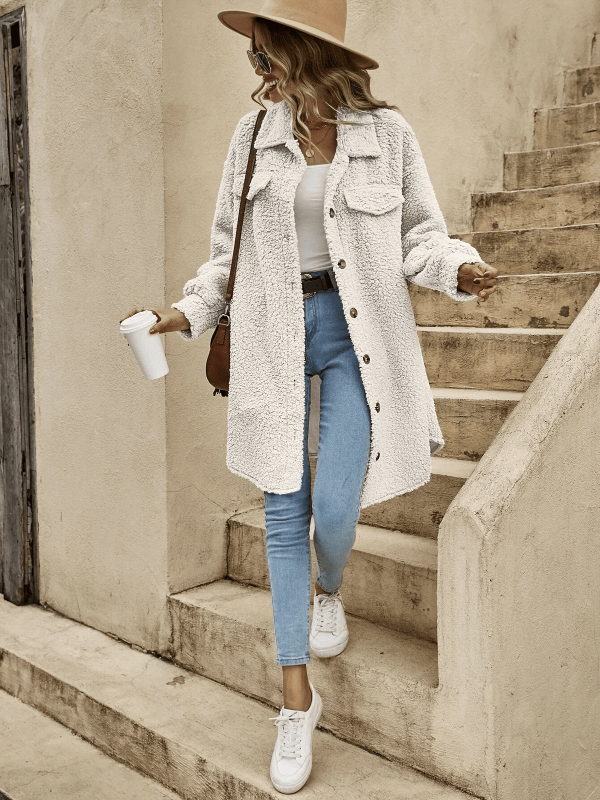 Women's long button-front cardigan – view 2