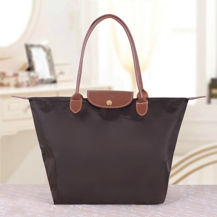Women's Oxford shoulder bag in Coffee – view 4