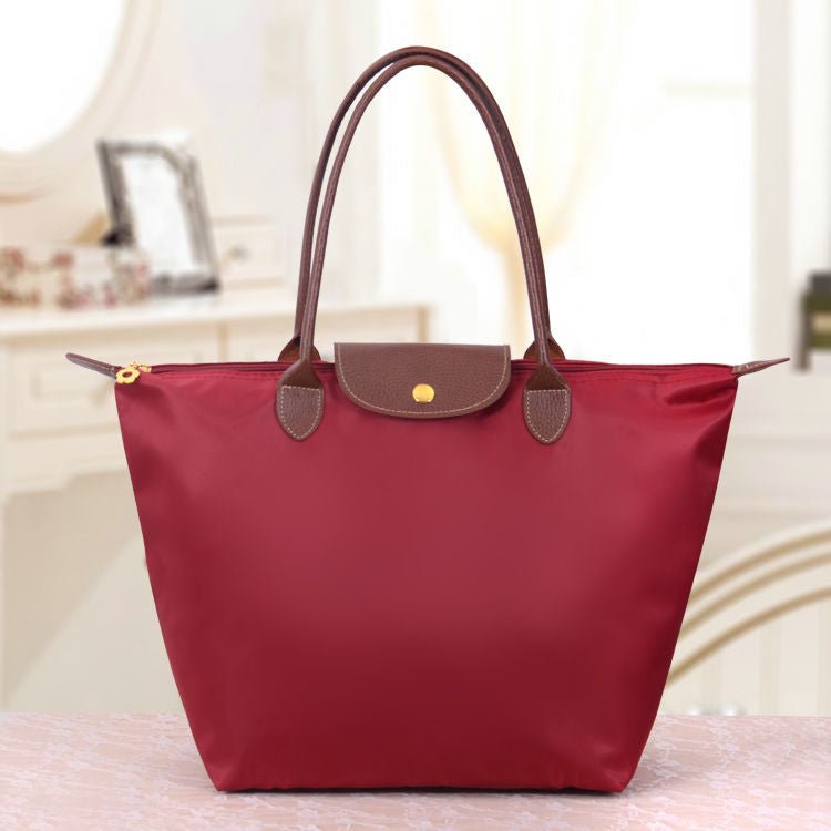 Women's Oxford shoulder bag in Dark Red – view 6