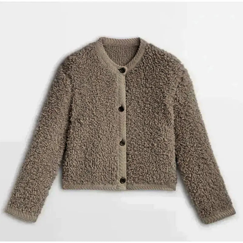 Women's teddy fleece cardigan – view 8
