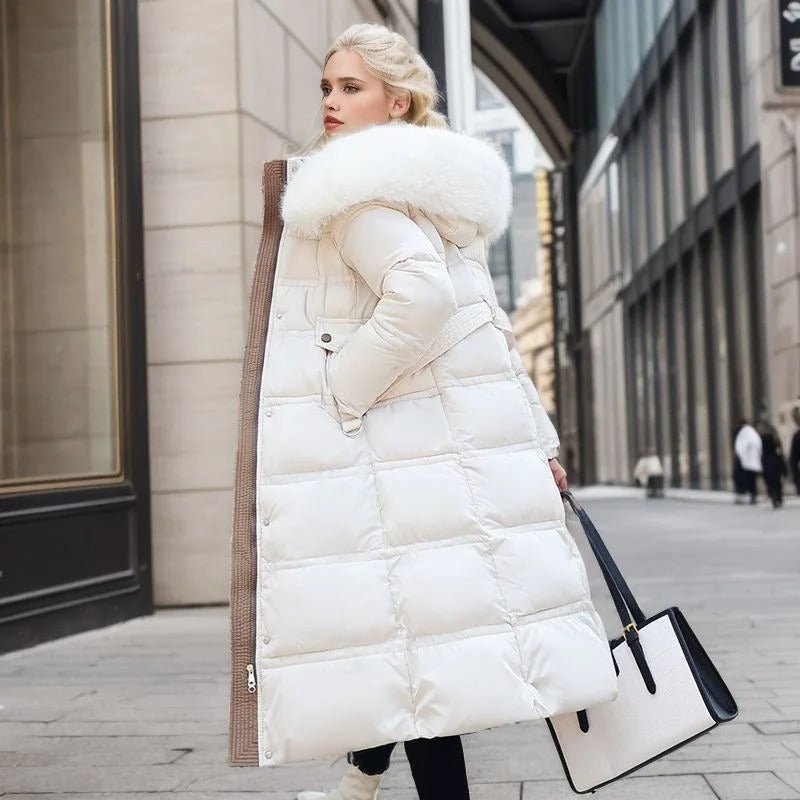 Women's winter coat in White – view 4