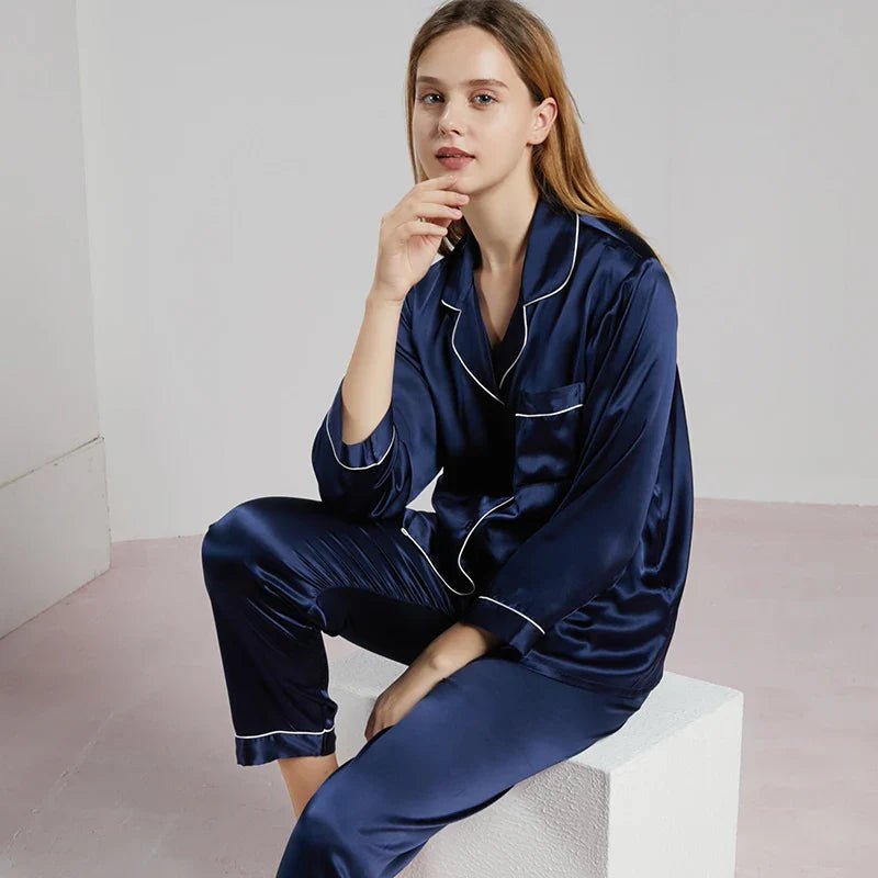 Vivienne Silke Pyjamas til Kvinder – 100% Ren Silke og Luksuriøs Komfort - My Store