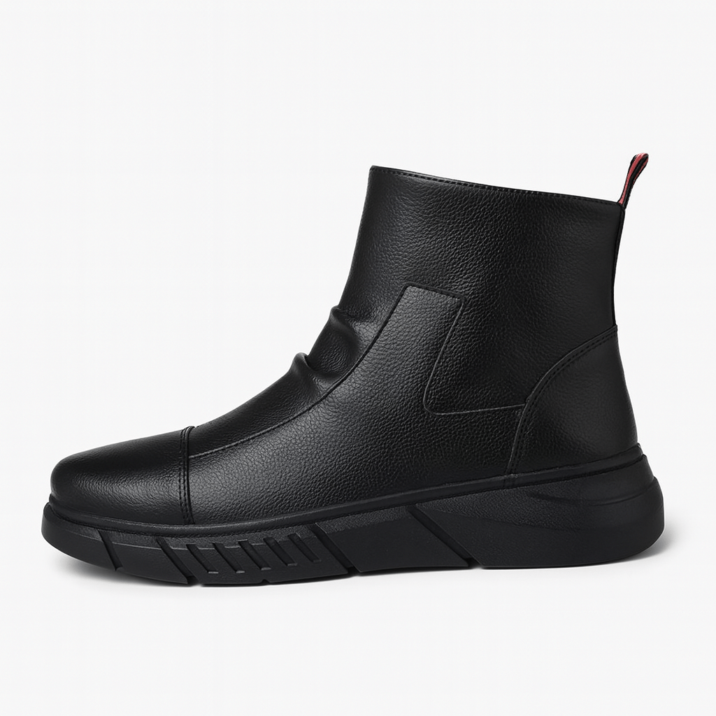 Men's genuine leather ankle boots – view 2