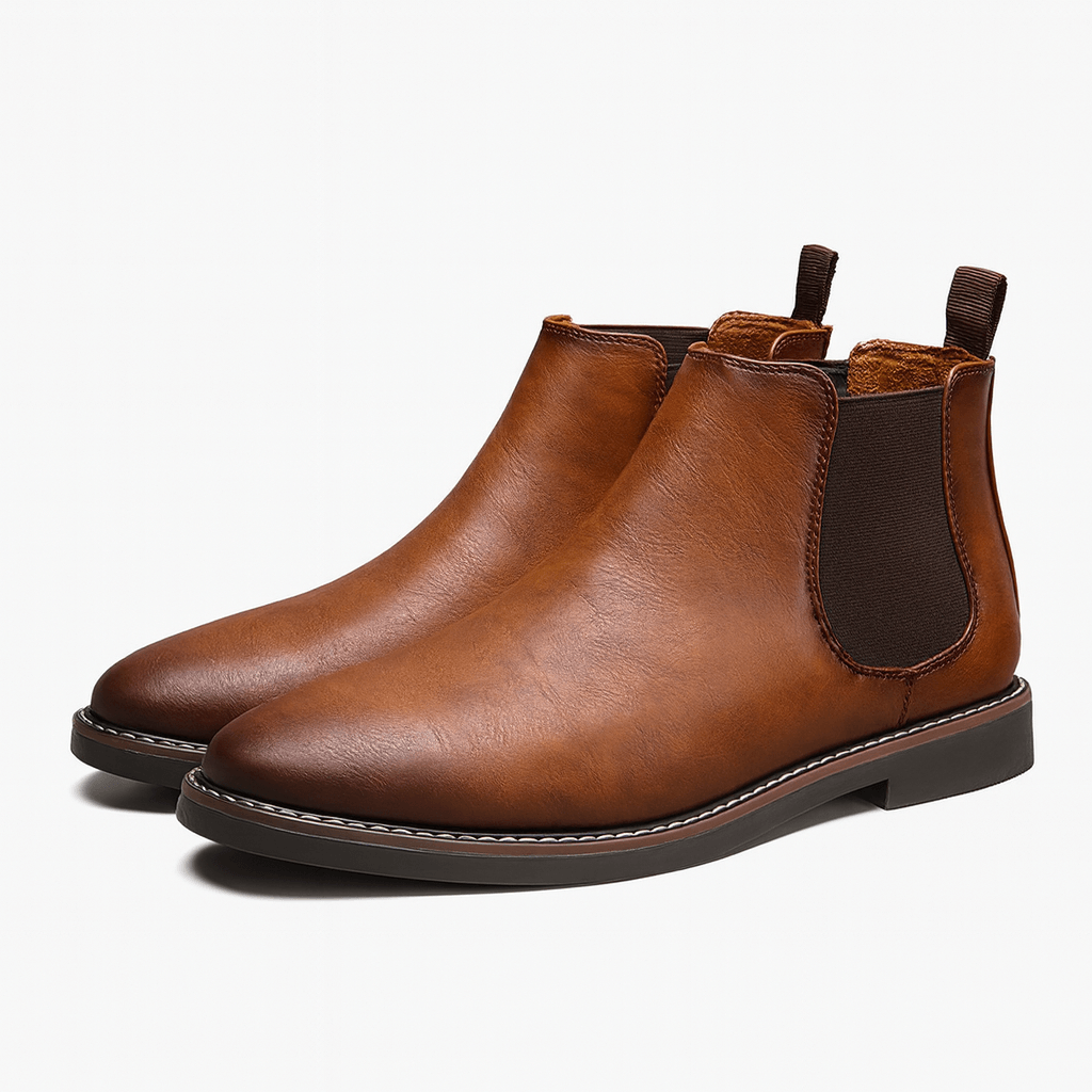 Men's leather Chelsea boots