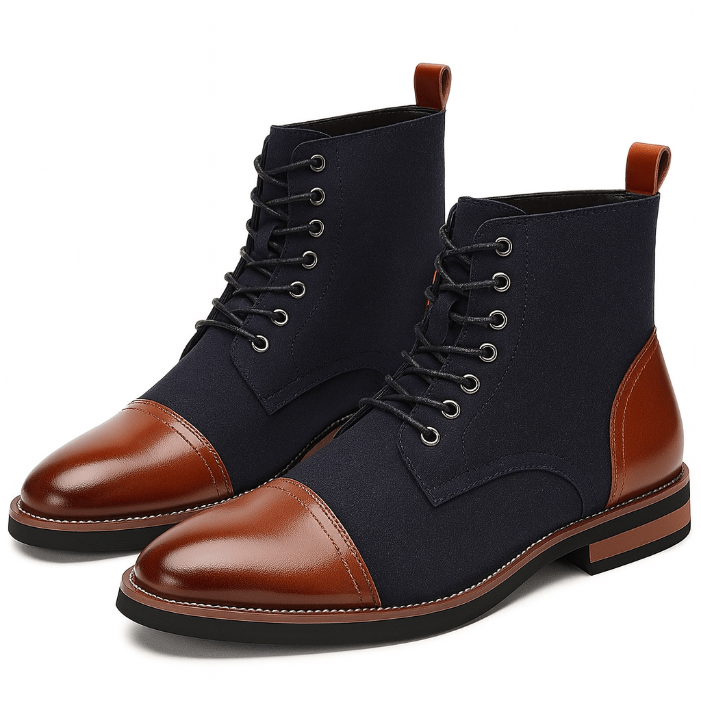 Men's Oxford leather boots