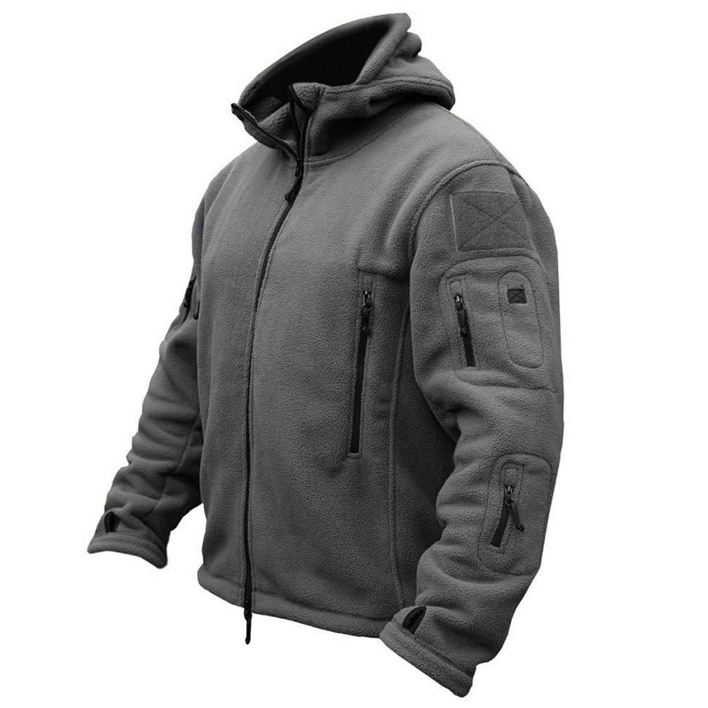 Men's tactical hoodie in Grey – view 5