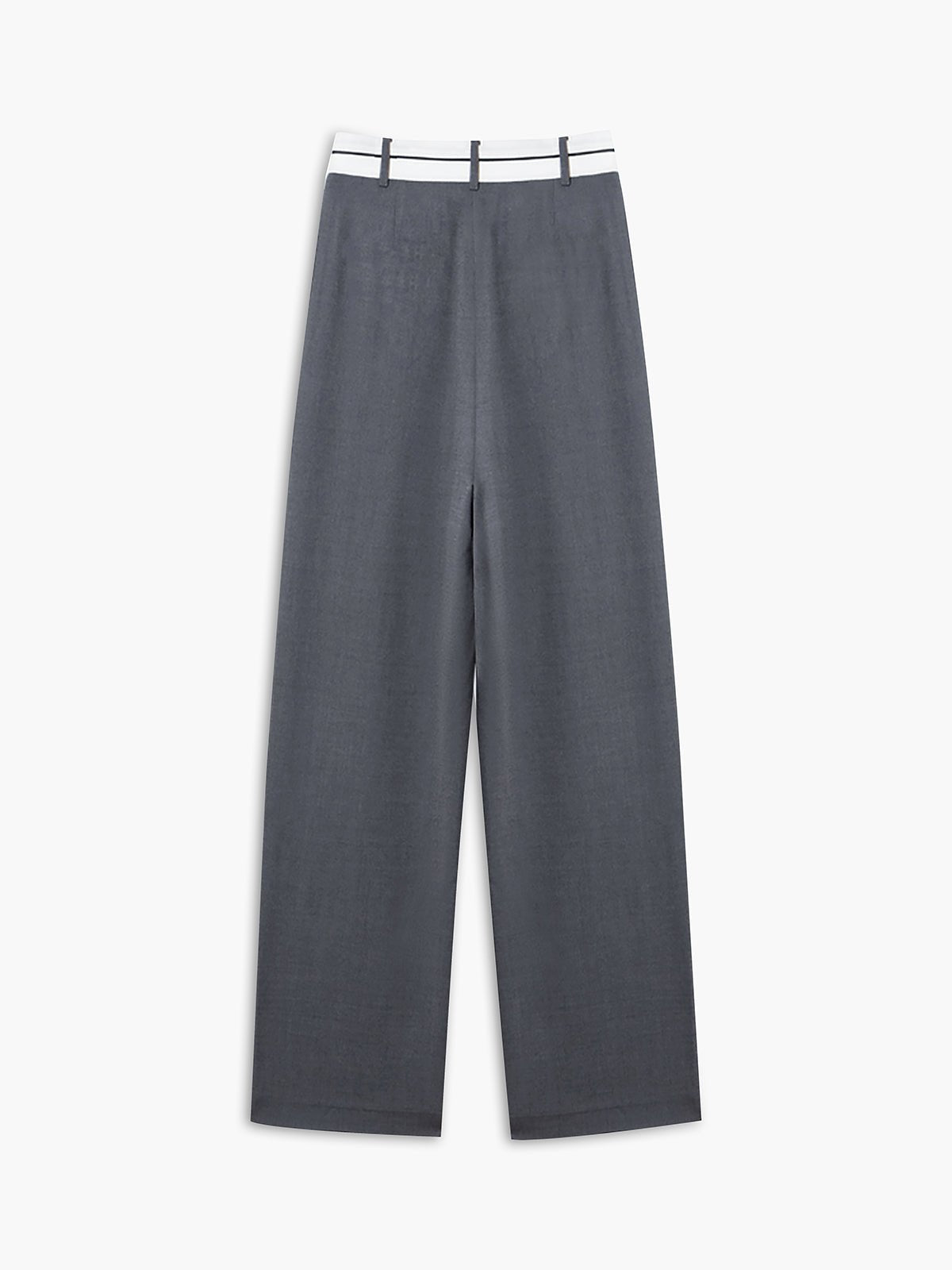 Women's asymmetric wide-leg trousers – view 7