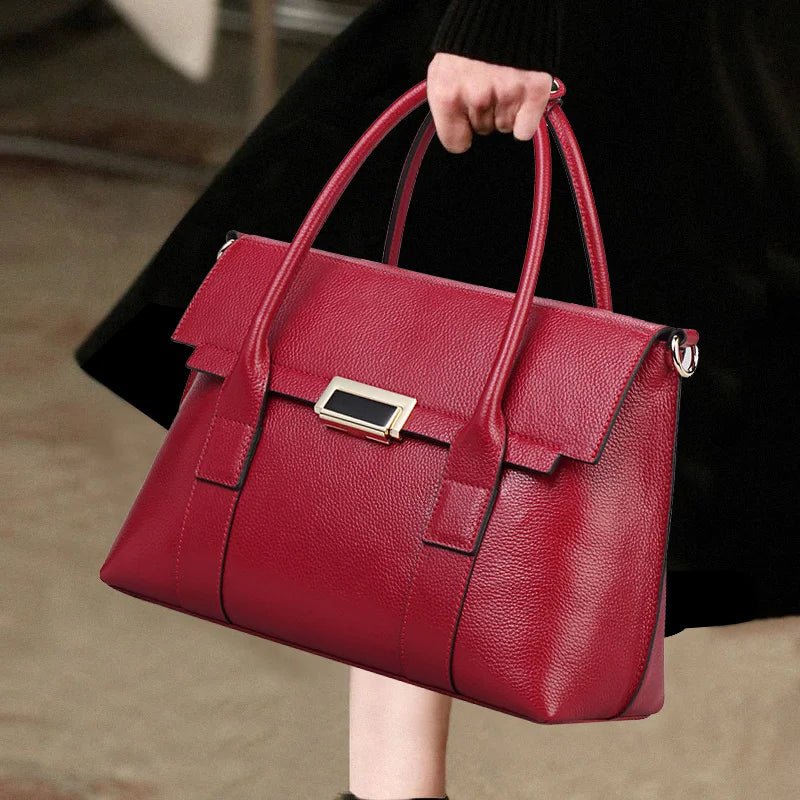 Women's genuine leather briefcase – view 2