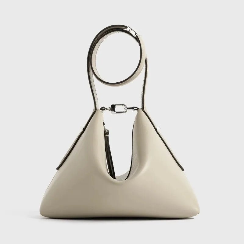 Women's leather shoulder bag in White – view 7