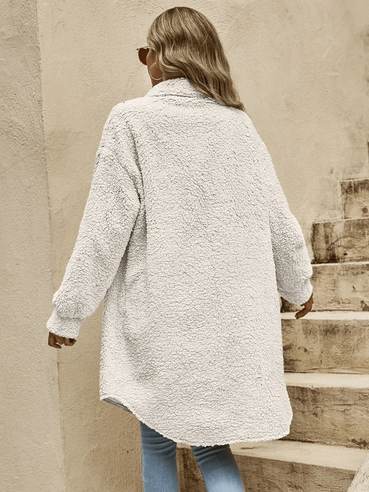Women's long button-front cardigan – view 4