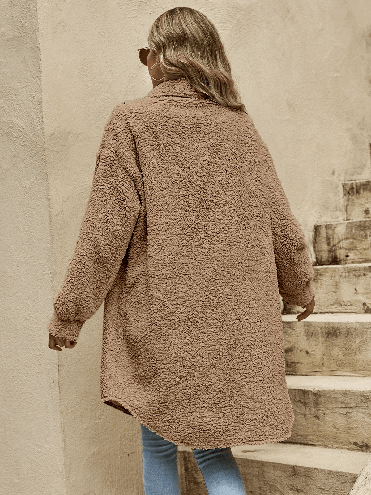 Women's long button-front cardigan – view 9