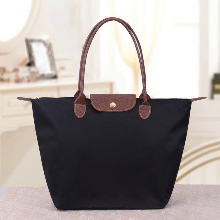 Women's Oxford shoulder bag in Black