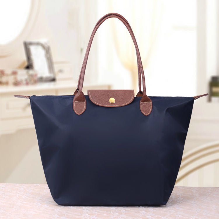 Women's Oxford shoulder bag in Navy Blue – view 5
