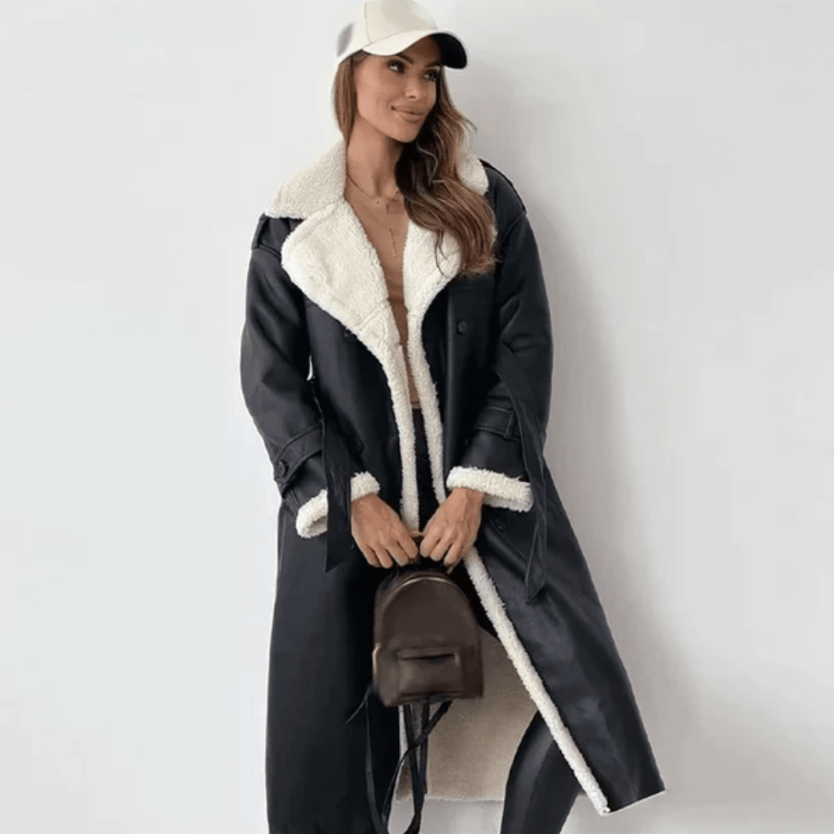 Women's padded winter jacket in Black