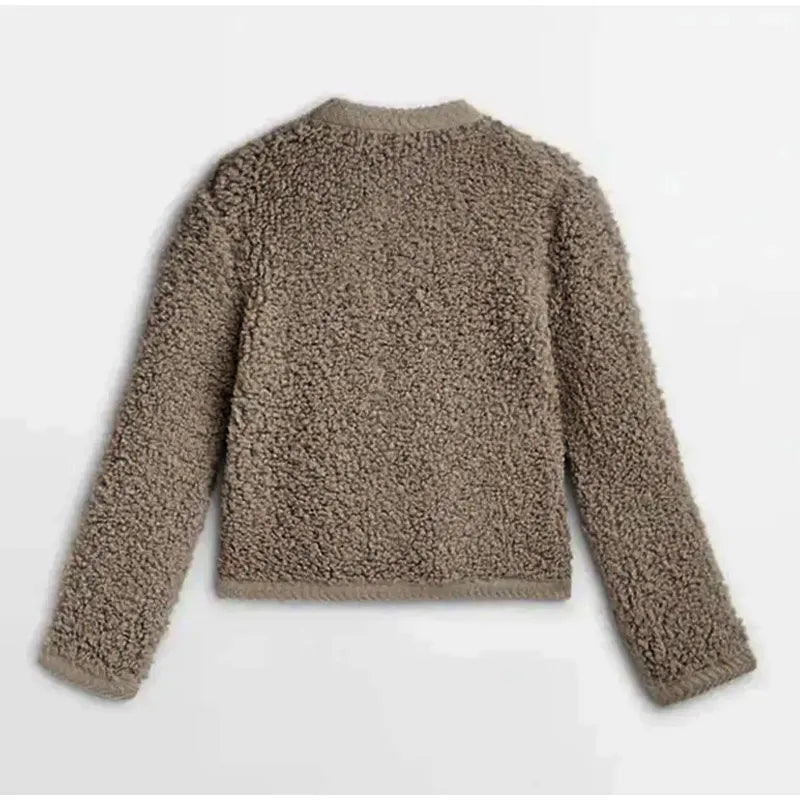 Women's teddy fleece cardigan – view 9
