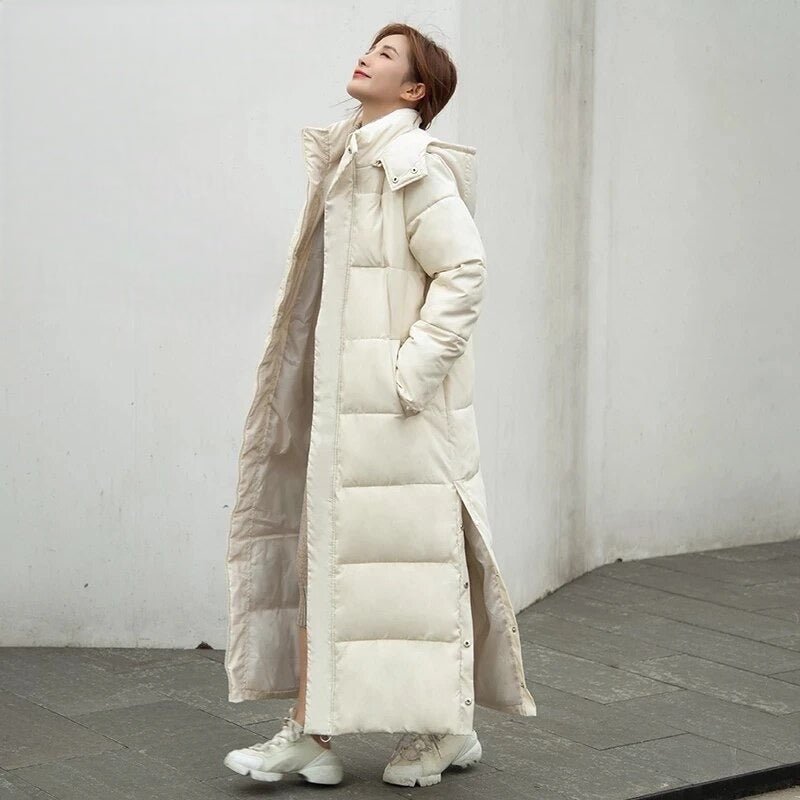 Women's windproof winter jacket in Beige