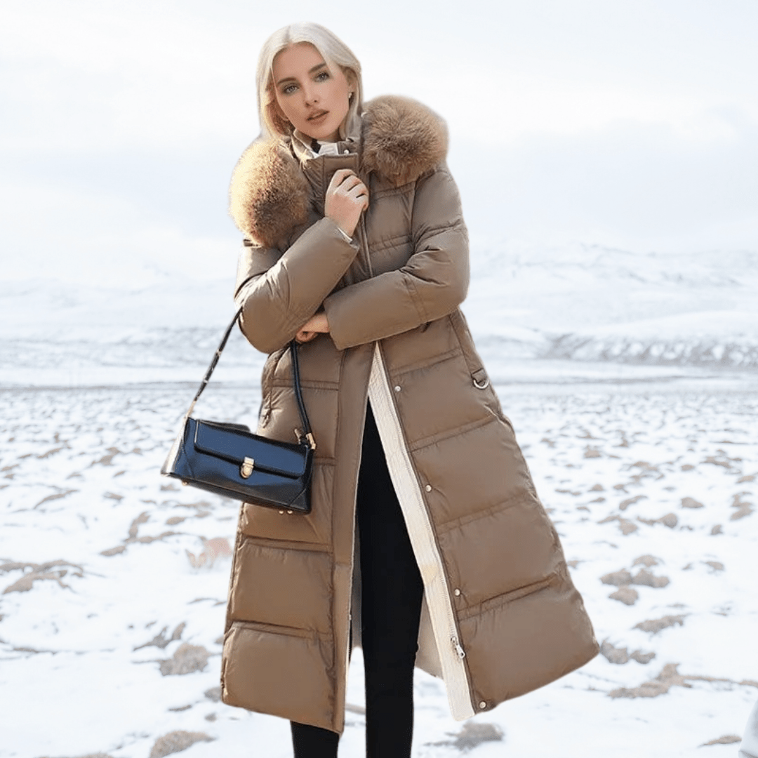 Women's winter coat in Coffee